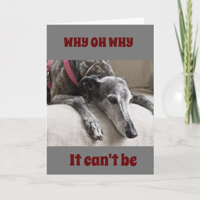 CARTÃO TRISTE QUE VOCÊ ESTÁ ***SE MOVENDO*** MANTENHA NA  (Frente)