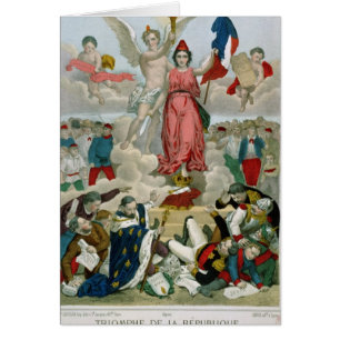 Cartão Triumph da república, 1875
