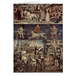 Cartão Triumph de Minerva por Francesco del Cossa