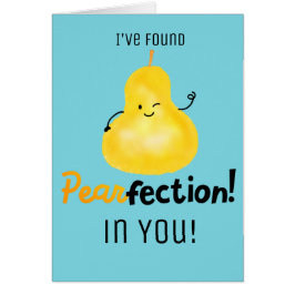 Cartão Trocadilho de Pear Positivo - Pearfecção