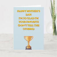 Troféu de Foto do Dia das Mães do Filho Favorito E