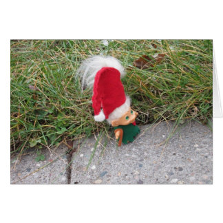 Cartão Troll num passeio