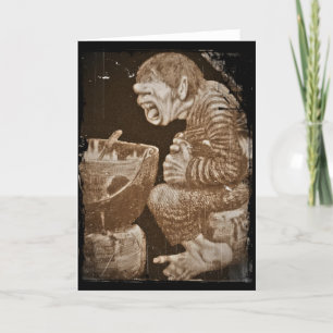 Cartão Troll with Giant Cauldron