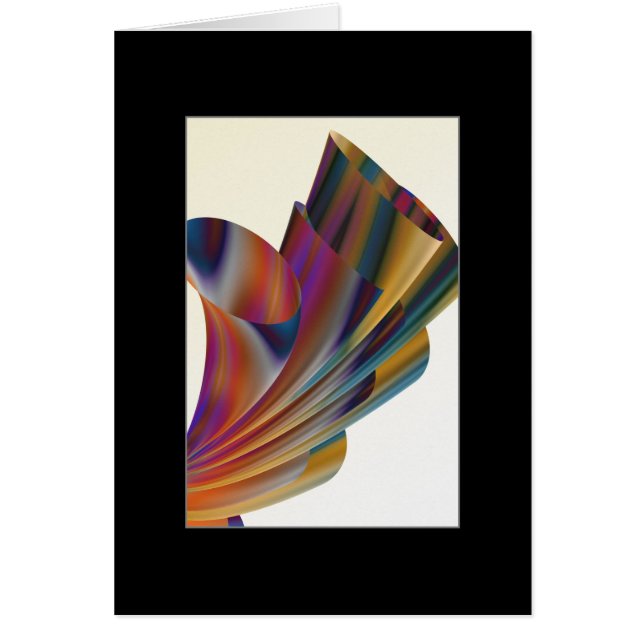 Cartão Trombetas florais (Frente)