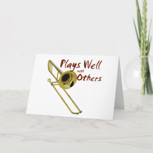 Cartão Trombone joga bem