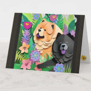 Cartão TROPIC TANGO Red Black Chow