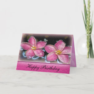 Cartão Tropical Birthday Card