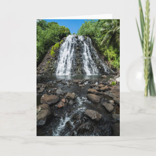 Cartão Tropical Kepirohi Waterfall