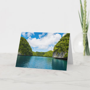 Cartão Tropical Scenic Of Rock Islands