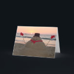 Cartão Tropical Snowman<br><div class="desc"></div>