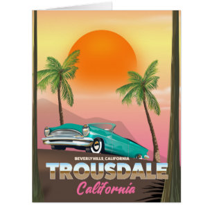 Cartão Trousdale Beverly colinas California