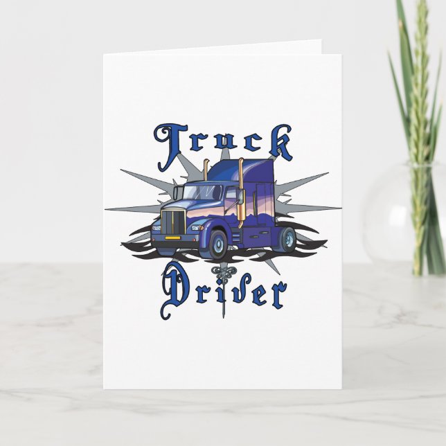 Cartão Truck Driver (Frente)