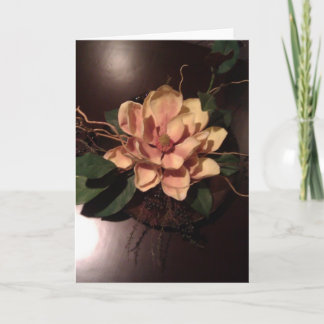 Cartão True beauty of a Peach Flower, for a special perso