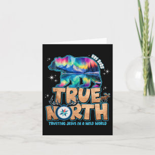 Cartão True North Vbs 2025 Confiando em Jesus Selvagem Ch