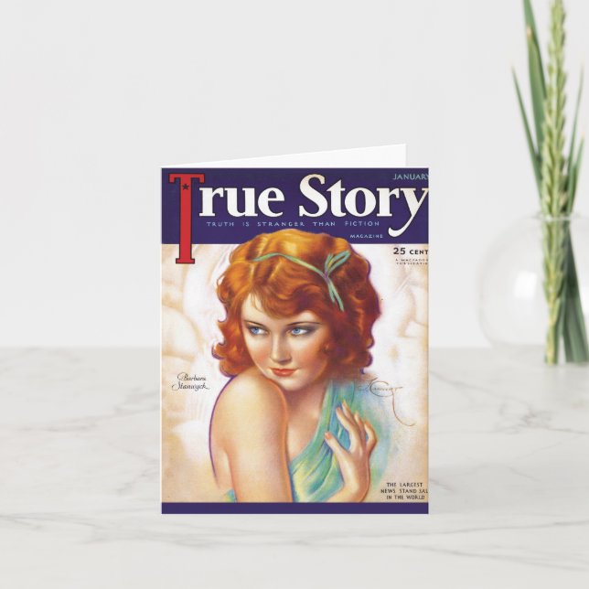Cartão True Story Greeting Card 1932 (Frente)