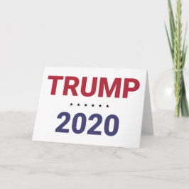 Cartão Trump 2020 (Eleição nos EUA)