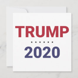 Cartão Trump 2020 (Eleição nos EUA)