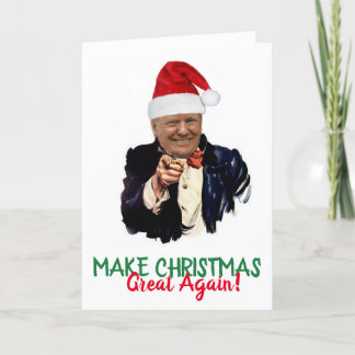 Cartão TRUMP 2020 Make Christmas Great Again!