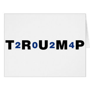 Cartão Trump 2024 Blue