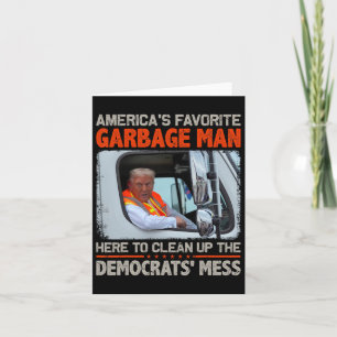 Cartão Trump 2024 Eleições Orgulhosas Para Votar O Lixo T