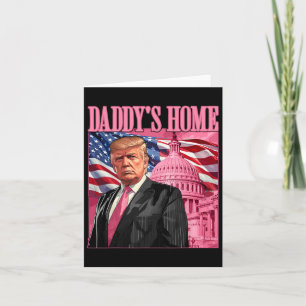 Cartão Trump 2024 Leve a América Ck Home Trump Pink