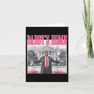 Cartão Trump 2024 Leve a América Ck Home Trump Pink