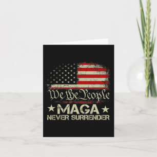 Cartão Trump 2024 Mega Nunca Entregue A Bandeira American