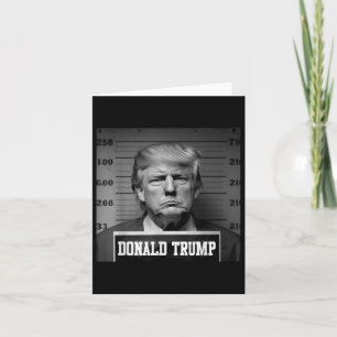 Cartão Trump 2024 Mugshot Trump Mug Shot Presidente