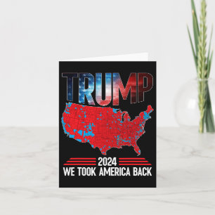 Cartão Trump 2024 Nós Pegamos Os Resultados Da Eleição Am