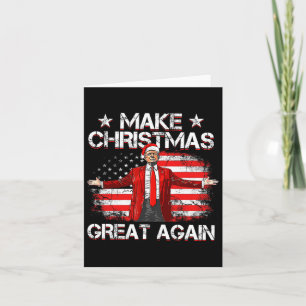 Cartão Trump 2024 Torne O Excelente De Natal Mais Engraça