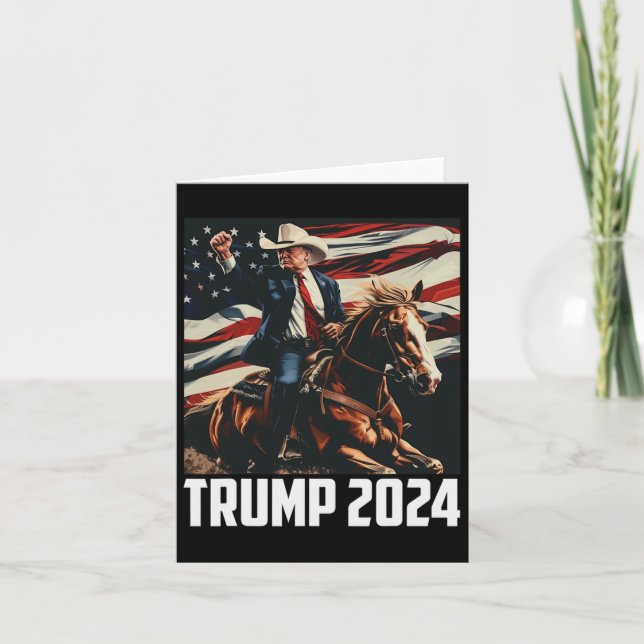 Cartão Trump 2025 4 De Julho América Patriótica Independe (Frente)