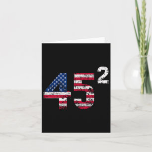 Cartão Trump 45 47 Shirt Womens Trump 45 Squared 2025 Usa