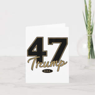 Cartão Trump 47 Trump 2024 Republicano Conservador 47 Ver