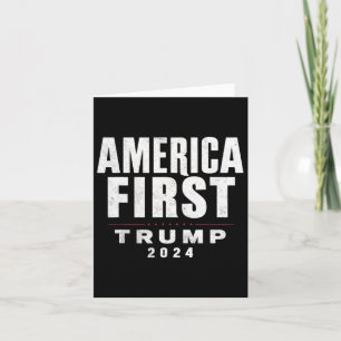 Cartão Trump América Primeiro O Presidente É Bem Sucedido