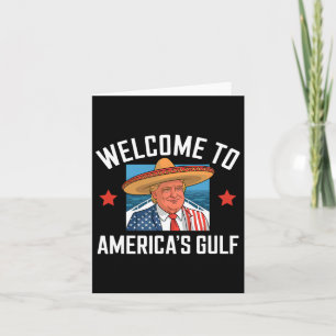 Cartão Trump America's Golfo Funny Trump Presidente Méxic
