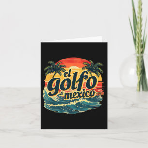 Cartão Trump Américas Golfo México El Golfo do México Gol
