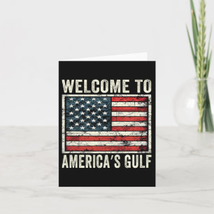 Cartão Trump America's Golfo México Presidente Trump 2025