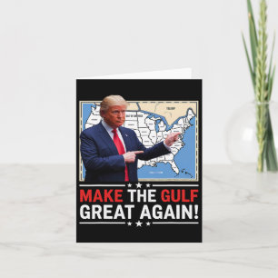 Cartão Trump America's Golfo México Presidente Trump Golf