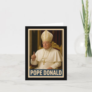 Cartão Trump As Vaticanos Church Papa Trump Funny Vatican