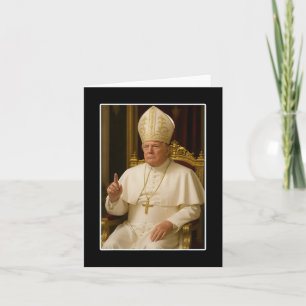 Cartão Trump As Vaticanos Church Papa Trump Funny Vatican