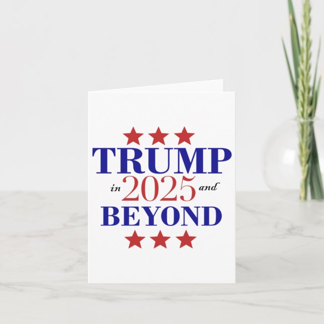 Cartão Trump Beyond 2025 (Frente)