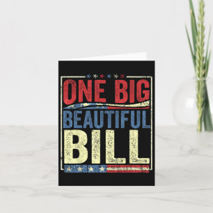 Cartão Trump Big Bill Um Grande Bill Funny Politi