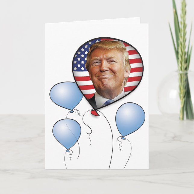 Cartão Trump Birthday (Frente)