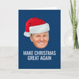 Cartão Trump com Santa Hat - Faça Excelente de Natal nova