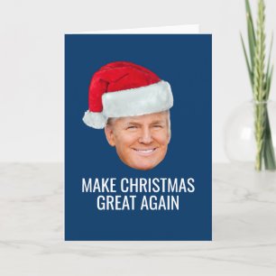 Cartão Trump com Santa Hat - Faça Excelente de Natal nova
