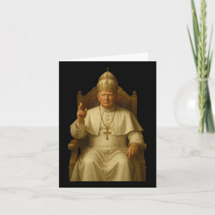 Cartão Trump Como Vaticano Igreja Pope Engraçado Tremor P