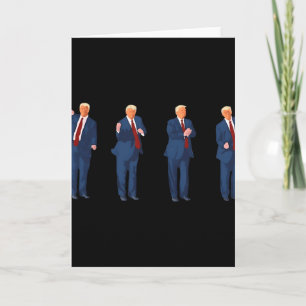 Cartão Trump Dança 4 De Julho Trump 2025 