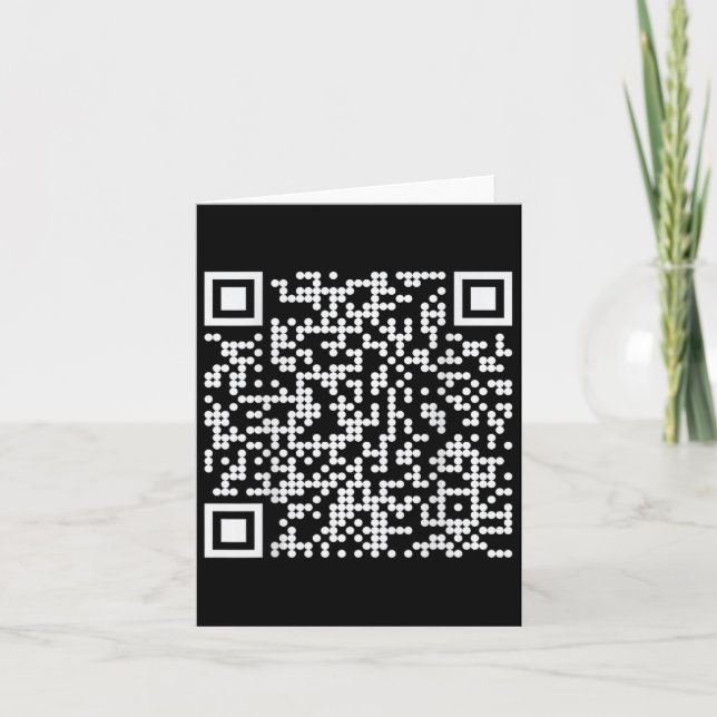 Cartão Trump Dance Qr Engraçado Presidente Dance Code (Có (Frente)