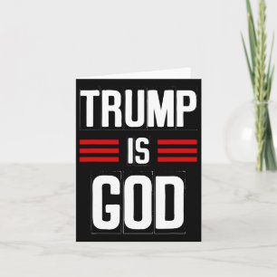 Cartão Trump É Deus, O Trump Engraçado É Deus