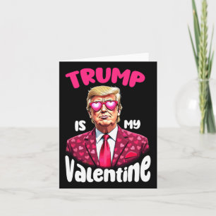 Cartão Trump É Meu Namorados Dia de os namorados Engraçad